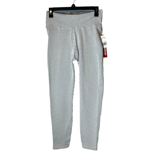 Good American White And Gray Striped High Rise Seamless Ribbed Legging XL-XXL‎ - Picture 2 of 10